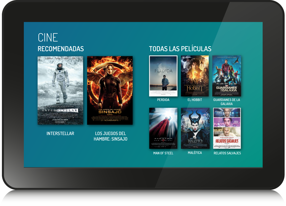 catálogo películas